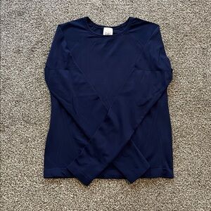 Elegant Navy Blue Girls Top